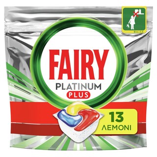 FAIRY | Κάψουλες Πλυντηρίου Πιάτων Platinum Plus Lemon 13 Τεμάχια