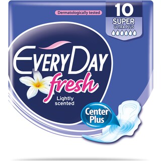 EVERY DAY | ΣΕΡΒΙΕΤΕΣ ULTRA PLUS FRESH SUPER 10 ΤΕΜ