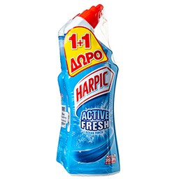 HARPIC | Υγρό Καθαριστικό Λεκάνης Θαλάσσια Φρεσκάδα 750ml 1+1 Δώρο