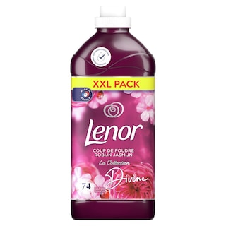 LENOR | Συμπυκνωμένο Μαλακτικό Divine Ruby Jasmine 74 Μεζούρες