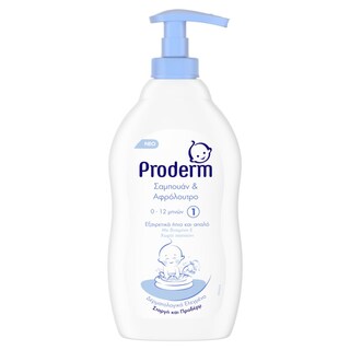 PRODERM | Σαμπουάν & Αφρόλουτρο Βρεφικό Νο1 400ml