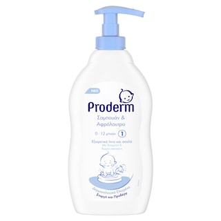PRODERM | Σαμπουάν & Αφρόλουτρο Βρεφικό Νο1 400ml