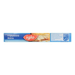 IGLO | ΤΡΑΓΑΝΙΣΤΑ ΦΙΛΕΤΑ ΨΑΡΙΟΥ ΚΑΤΕΨΥΓΜΕΝΑ ΤΥΠΟΠΟΙΗΜΕΝΑ 4 ΤΕΜΑΧΙΑ 300 GR
