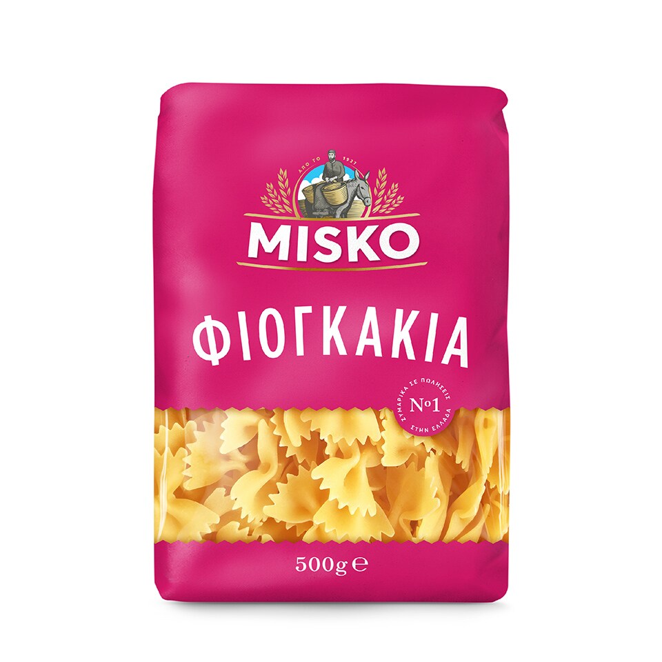 MISKO Πάστες Ζυμαρικών Φιογκάκι 500 gr