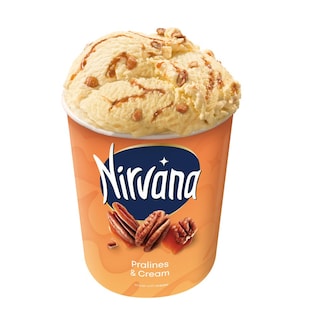 NIRVANA | ICE CREAM PRALINES&CREAM 470ML 360GR