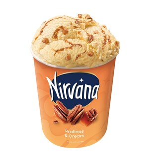 NIRVANA | ICE CREAM PRALINES&CREAM 470ML 360GR