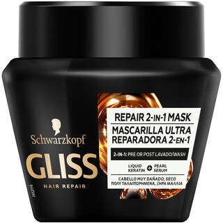 GLISS | Μάσκα Επανόρθωσης 2σε1 Ultimate Repair 300ml