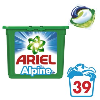 ARIEL | ΥΓΡΕΣ ΚΑΨΟΥΛΕΣ ΠΛΥΝΤΗΡΙΟΥ ΡΟΥΧΩΝ ALPINE 39 ΜΕΖ ALPINE 39 ΜΕΖ