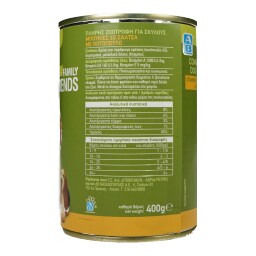 FAMILY FRIENDS | ΣΚΥΛΟΤΡΟΦΗ ΣΕ ΚΟΝΣΕΡΒΑ ΚΟΤΟΠΟΥΛΟ 400 GR