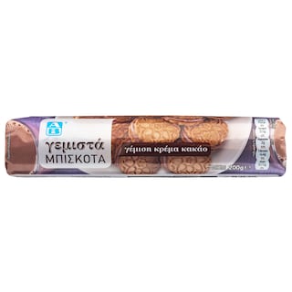 ΑΒ | Μπισκότα Γεμιστά Κρέμα Κακάο 200g