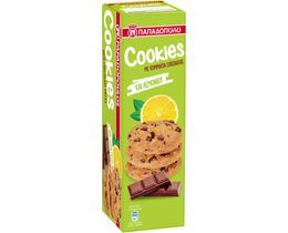 ΠΑΠΑΔΟΠΟΥΛΟΥ | CLASSIC COOKIES | Μπισκότα Cookies Σοκολάτα Λεμόνι 180g