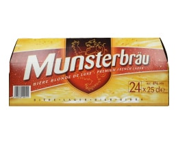 MUNSTERBRAU | Μπύρα Munsterbrau Lager Κουτί 24x250ml