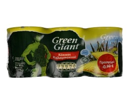 GREEN GIANT | Καλαμπόκι Κονσέρβα 3X198gr 2+1 Δώρο