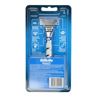 GILLETTE | Ξυριστική Μηχανή Mach3 Turbo + 1 Ανταλλακτικό 1 Τεμάχιο