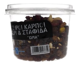ΑΒ | ΞΗΡΟΙ ΚΑΡΠΟΙ ΑΝΑΜΕΙΚΤΟΙ ΜΕ CRANBERRY ΚΑΙ ΣΤΑΦΙΔΑ 250 GR