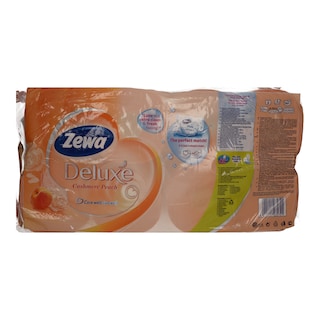 ZEWA | ΧΑΡΤΙ ΥΓΕΙΑΣ DELUX PEACH 3 ΦΥΛΛΑ 8 ΤΕΜ