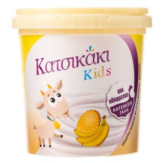 ΤΡΙΚΚΗ | Επιδόρπιο Γάλακτος Κατσικάκι Kids Μπανάνα Μπισκότο 140g