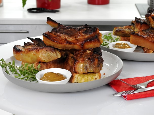 πανσετάκια με μουστάρδα & μέλι