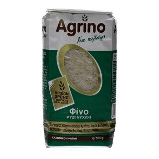 AGRINO | ΡΥΖΙ ΦΙΝΟ (NYXAKI) ΕΛΛΗΝΙΚO 500 GR