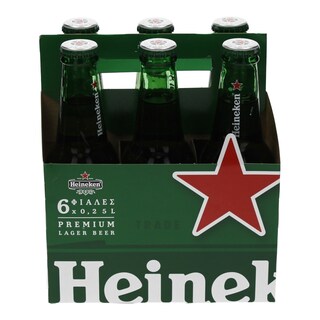 HEINEKEN | ΜΠYΡΑ ΦΙΑΛΗ 6 X 250 ML