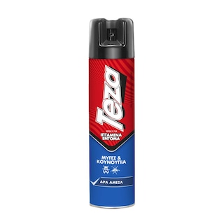 TEZA | Εντομοκτόνο Spray για Μύγες & Κουνούπια 300ml