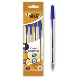 BIC | Στυλό Cristal Original 1.0mm Μπλε 4 Τεμάχια