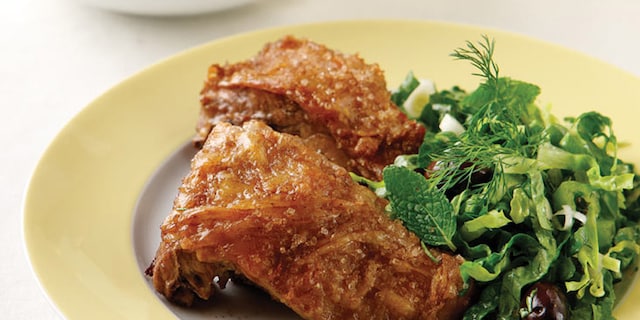 Μαρουλοσαλάτα με μπόλικα μυριστικά