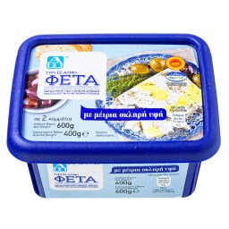 ΑΒ | AB FETA CHEESE IN BRINE 400GR ΠΟΠ ΣΕ ΑΛΜΗ 400 GR