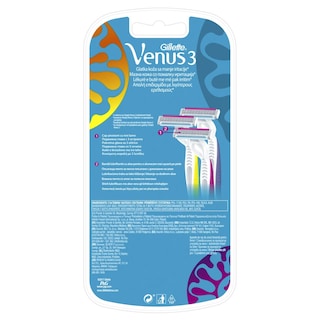 GILLETTE | Ξυραφάκια Μίας Χρήσης Venus 3 3+1 Τεμάχιο Δώρο