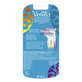 GILLETTE | Ξυραφάκια Μίας Χρήσης Venus 3 3+1 Τεμάχιο Δώρο