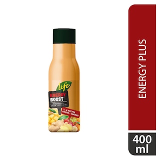 ΔΕΛΤΑ | Φυσικός Χυμός Energy Boost με Ginger & Ginseng 400ml