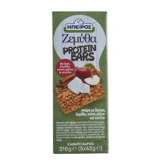 ΖΕΜΥΘΑ | Protein Bars Oats Apple Cinnamon 5x42g