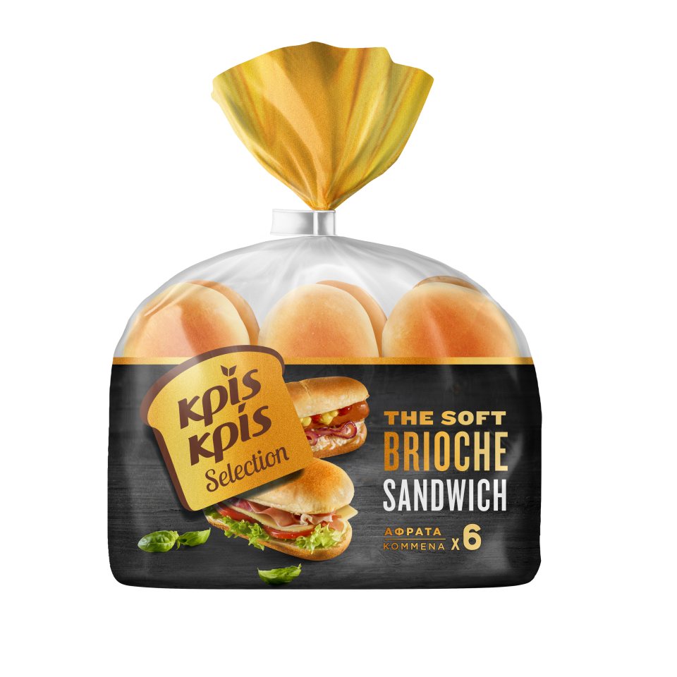 ΚΡΙΣ ΚΡΙΣ Ψωμί Sandwich Selection Soft Brioche 342g