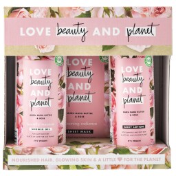 LOVE BEAUTY AND PLANET | Αφρόλουτρο Muru Butter & Rose Σετ Δώρου 1 Τεμάχιο