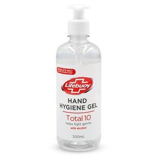 LIFEBUOY | Αντισηπτικό Gel Χεριών Total 10 Αντλία 500ml