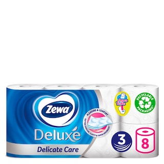Χαρτί Υγείας Delicate Care 3 Φύλλα 8 Τεμάχια