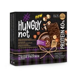 HUNGRYNOT | Μπάρες Πρωτείνης Σοκολάτα & Πραλίνα Φουντουκιού 3x45g