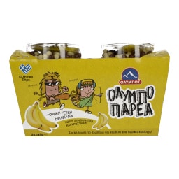 ΟΛΥΜΠΟΠΑΡΕΑ | YOGHURT KID OLYMPOPAREA BANANA 2X145GR