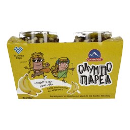 ΟΛΥΜΠΟΠΑΡΕΑ | YOGHURT KID OLYMPOPAREA BANANA 2X145GR