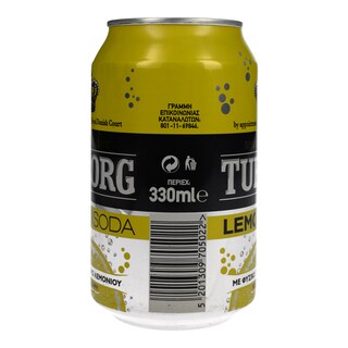 TUBORG | Σόδα Λεμόνι Κουτί 330ml