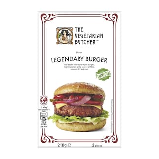 THE VEGETARIAN BUTCHER | Φυτικό Burger Σόγιας Legendary Vegan 218g