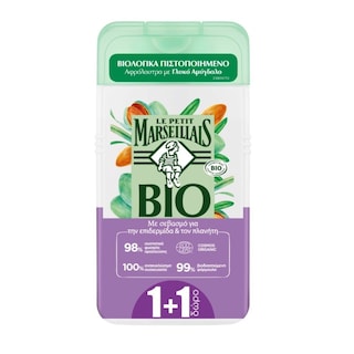LE PETIT MARSEILLAIS | LPM BIO ΑΦΡΟΛ.ΑΜΥΓΔΑΛΟ 250ML(1+1)