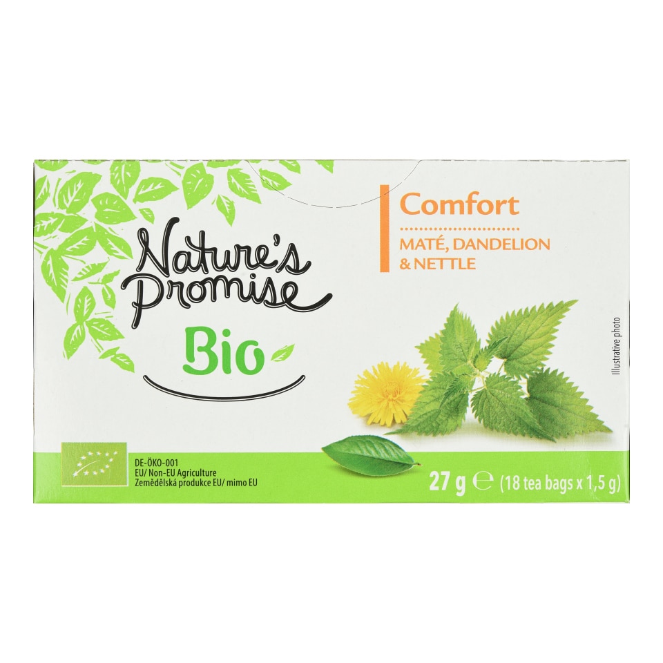 NATURES PROMISE BIO Αφέψημα Bio με Μάτε Ταραξάκο και Τσουκνίδα 27g