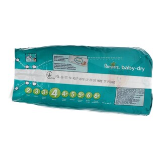 PAMPERS | BABY DRY | ΠΑΝΕΣ ΜΩΡΟΥ MAXI No 4 42 ΤΕΜ