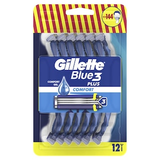 GILLETTE | Ξυραφάκια Blue 3 Plus Comfort 12 Τεμάχια