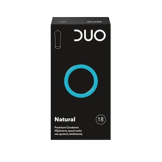 DUO | Προφυλακτικά Natural 18 Τεμάχια