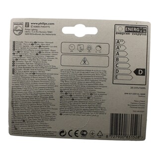 PHILIPS | ΛΑΜΠΑ ECOCLASSIC ΣΦΑΙΡΙΚΗ 30% 28W E27 1 ΤΕΜ