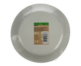 DECORATA | Πιάτα Βιοδιασπώμενα 23cm Λαχανί 8 Τεμάχια