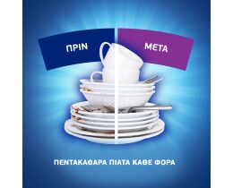FINISH | ALL IN 1 | Κάψουλες Πλυντηρίου Πιάτων All in 1 Max Λεμόνι 36+36 Τεμάχια Δώρο