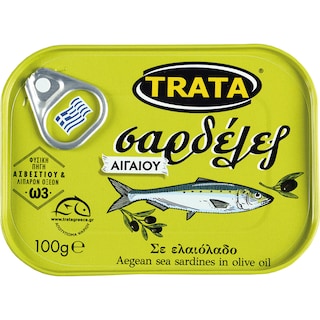 ΤΡΑΤΑ | ΣΑΡΔΕΛΕΣ ΣΕ ΛΑΔΙ ΕΛΙΑΣ 100 GR
